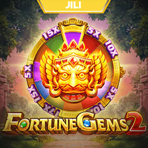 Fortune Gems 2 promotional art with golden mask and JILI branding